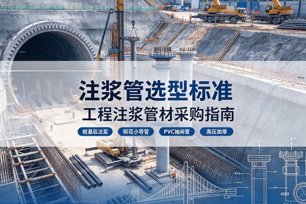 鹤城注浆管选型标准