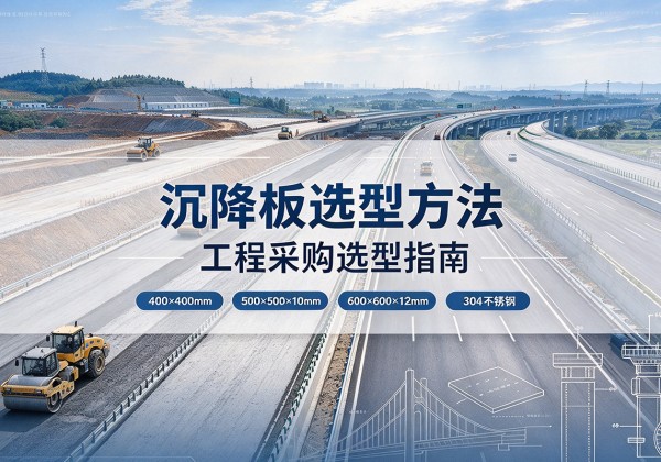 鹤城沉降板选择方法